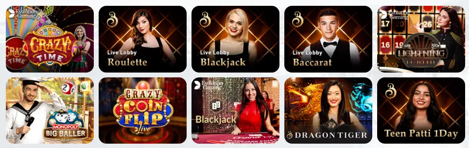 Jeux de casino en direct ABUKING CASINO