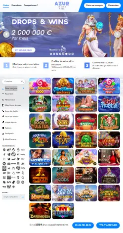 l'application et interface Abuking Casino