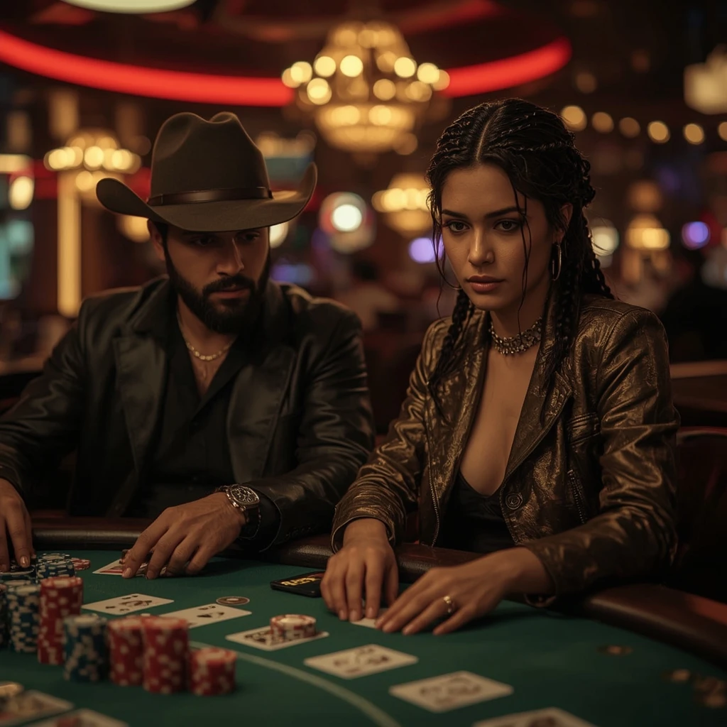 photo de deux joueurs de poker ABUKING CASINO